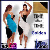 {BN} Time After Time Dress - Golden
