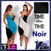 {BN} Time After Time Dress - Noir