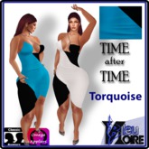 {BN} Time After Time Dress - Torquoise