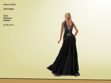 Heavy Gown black