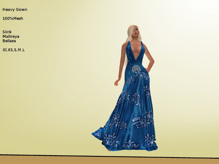 Heavy Gown Blue