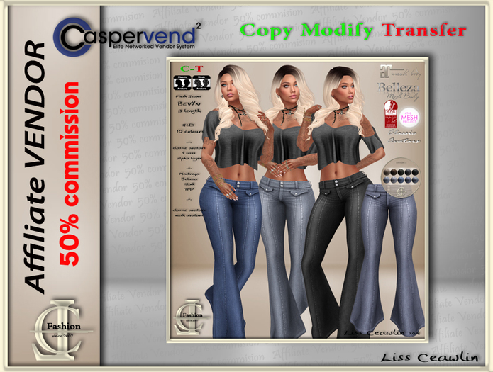 LC Affiliate Vendor - Bevyn Jeans  