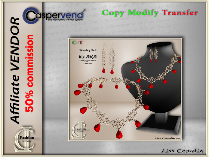 LC Affiliate Vendor - Klara Jewelry red