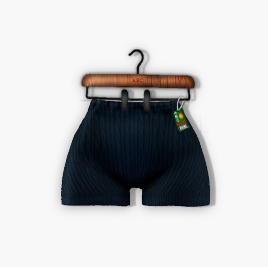 {ABC} Knitted Shorts Navy