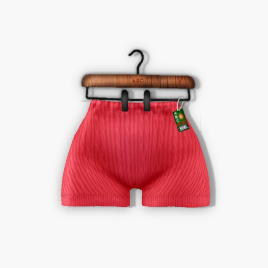 {ABC} Knitted Shorts Pink
