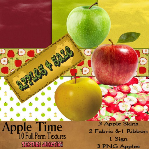 ~TJ~  Apple Time Texture Set Garden Summer