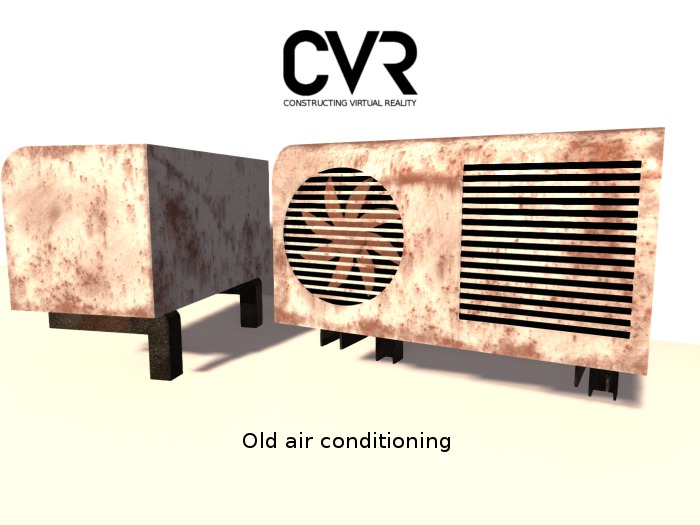 Old  air conditioning box