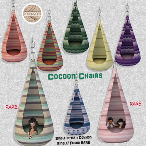 Boomerang Coccoon Green Chair