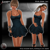 *League* Hitch Dress -Teal