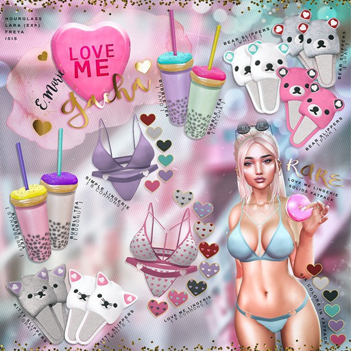 e.marie // Love Me Lingerie - Solid Fatpack RARE {Lara Exp}