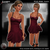 *League* Hitch Dress -Fuschia