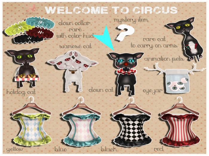 *Tentacio* Welcome to circus. Clown Cat