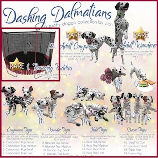 JIAN Dashing Dalmatians 1. Bouncing Buddies Box RARE
