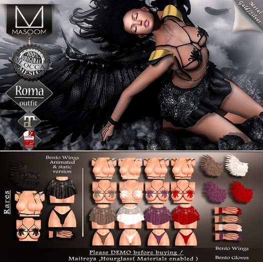 [[ Masoom ]] Roma outfit LARA 3 Common