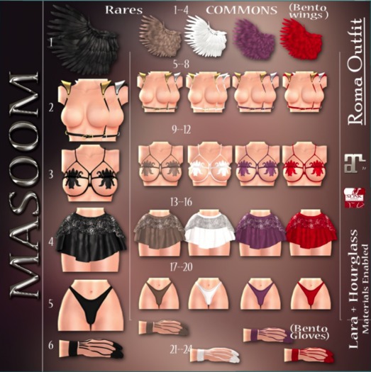 [[ Masoom ]] Roma outfit LARA 8 Common