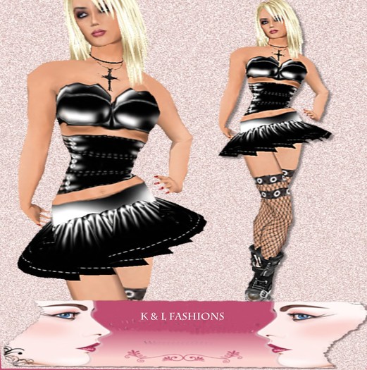 Dark Cat Gothic Girl