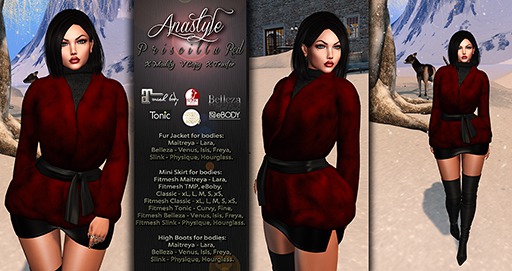 AnaSTyle - Priscilla Red (WEAR)*