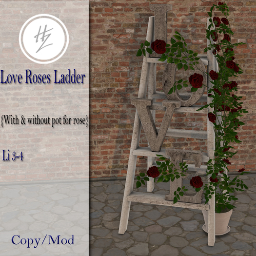 .::Hazeel::. Love Roses Ladder