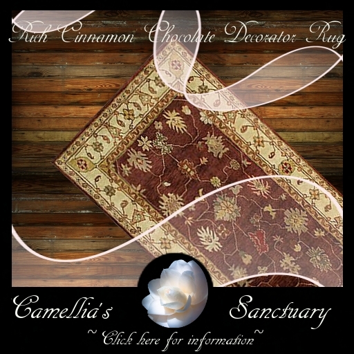 Rich Cinnamon Chocolate Decorator Rug