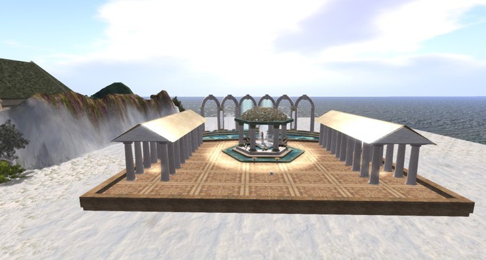 Tempel Atlantis  Outdoor Fountain