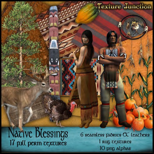 ~TJ~  Native Blessings Texture Set Western