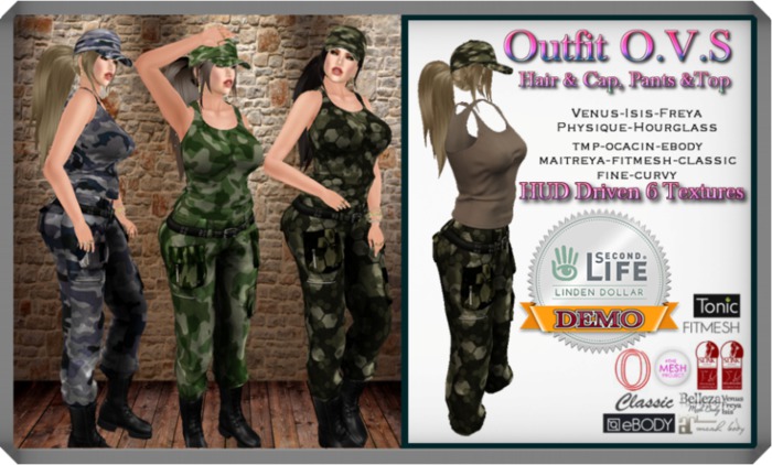 Outfit OVS Cap Hair Pants Top DEMO