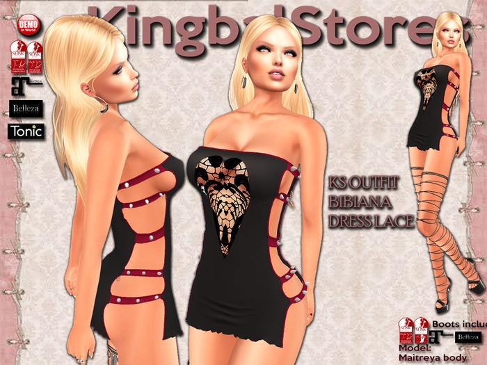 150 KS BIBIANA DRESS LACE HEAR