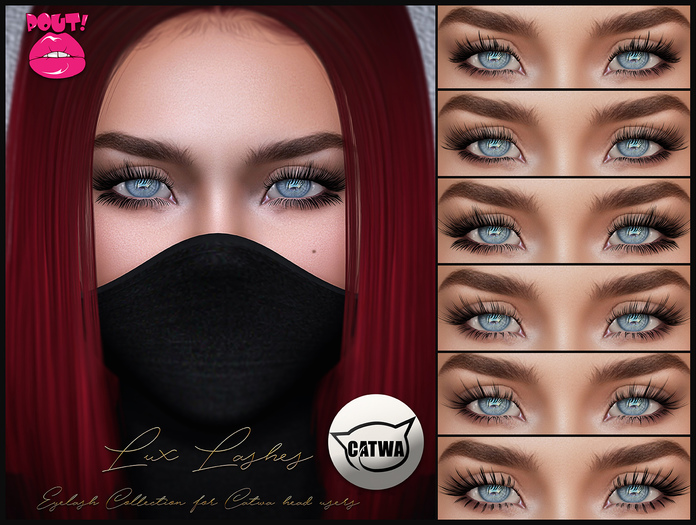 [POUT!] Lux Lashes - CATWA 