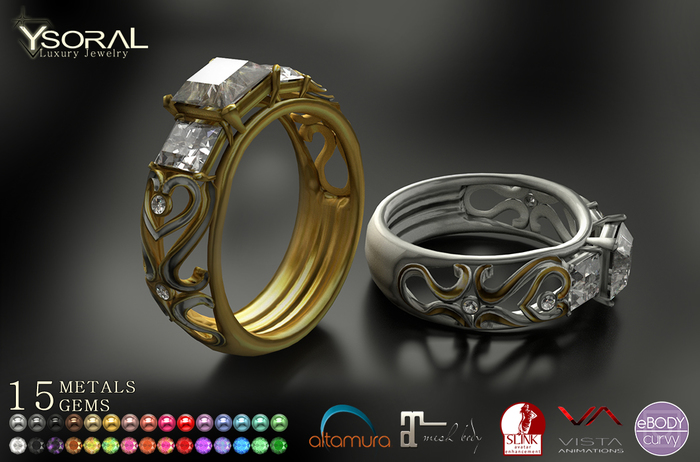 ~~ Ysoral ~~ .:Luxe Wedding Ring Tessa:.(BENTO & UNRIGGED)