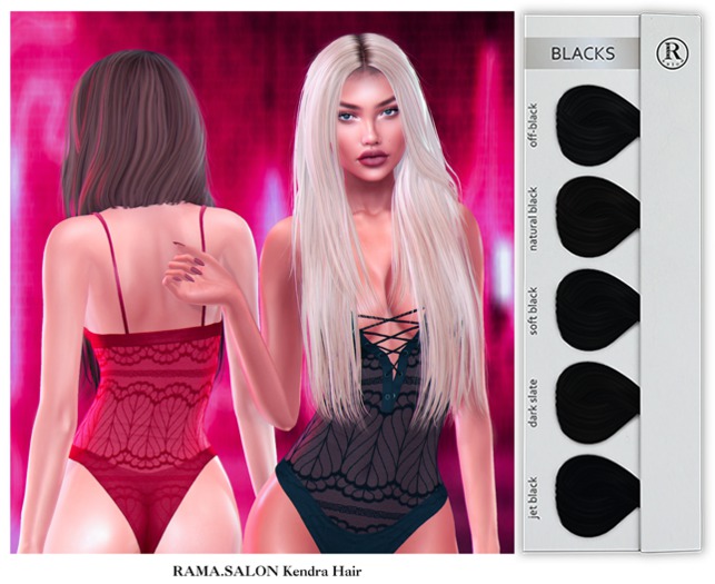 RAMA.SALON - Kendra Hair 'BLACKS'