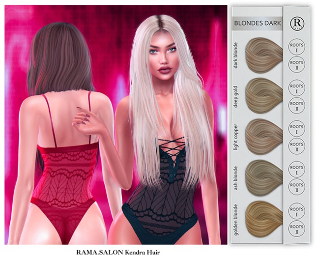 RAMA.SALON - Kendra Hair 'BLONDES DARK'