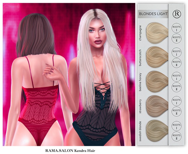 RAMA.SALON - Kendra Hair 'BLONDES LIGHT'