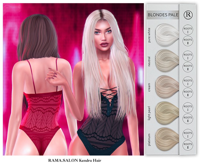 RAMA.SALON - Kendra Hair 'BLONDES PALE'