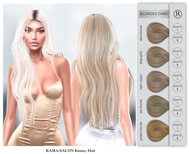 RAMA.SALON - Kimmy Hair 'BLONDES DARK'