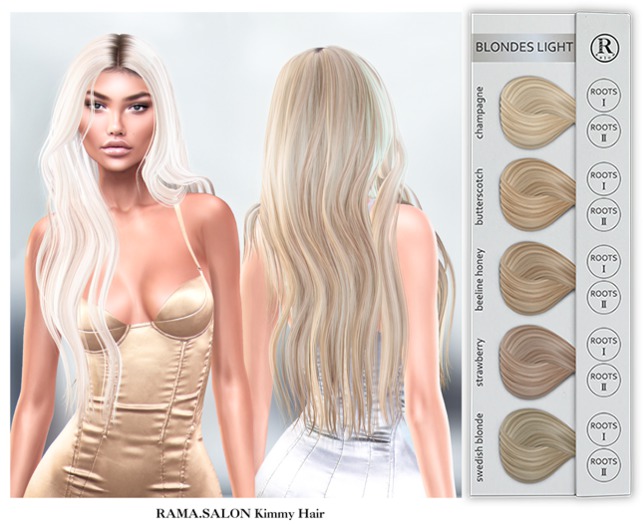 RAMA.SALON - Kimmy Hair 'BLONDES LIGHT'