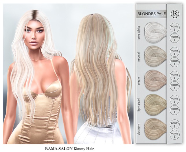 RAMA.SALON - Kimmy Hair 'BLONDES PALE'