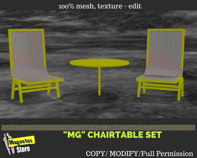 "MG"Interior_Furn_ChairTableSet