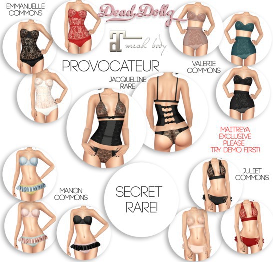 .::Dead Dollz::. Provocateur Gacha SECRET - RARE