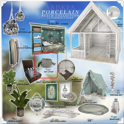 Ariskea [ Porcelain]  Just a Pouf