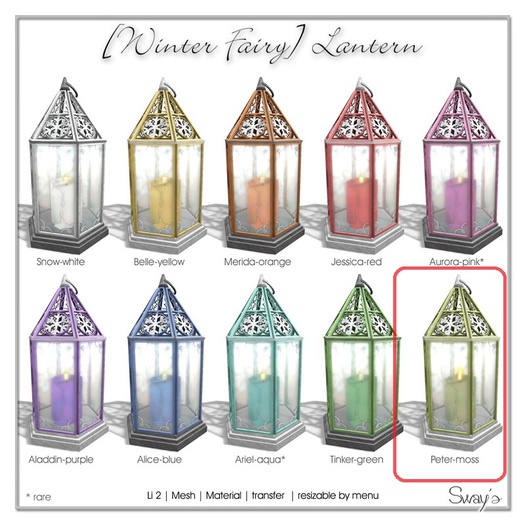 Sway's [Winter Fairy] Lantern / Peter-moss