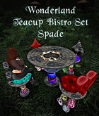 Wonderland Teacup Bistro Set Spade 13LI