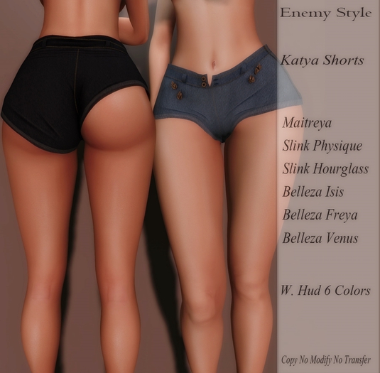 Enemy Style: Katya Shorts (ADD/REZZ)
