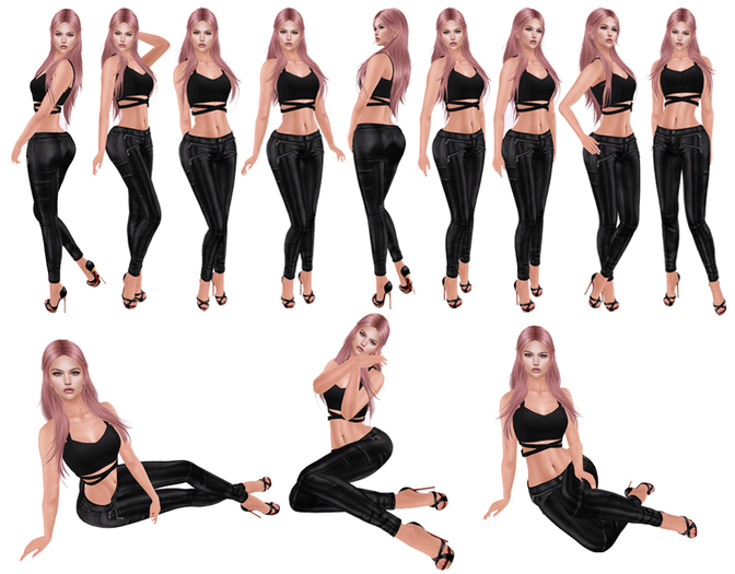 Bingo - Static Poses - Stands 1-8 and Sits 1-3