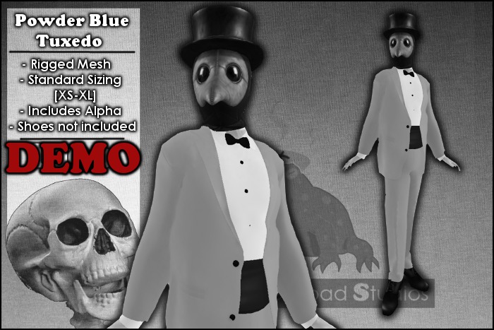 [OTS] Pale Blue Tuxedo DEMO