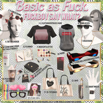 Second Life Marketplace - Peaches 'N Cream - 'Bae Watch' Sunglasses