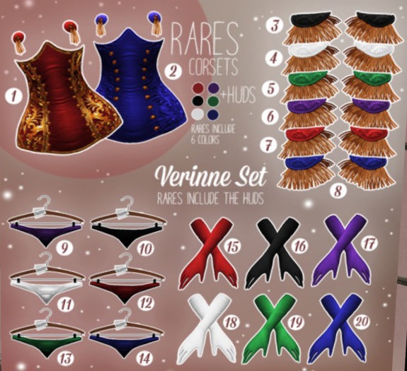 Fawny - Verinne.Corset - Fitted - Velvet - RARE