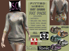 .:S.C:. Butterfly Knit Dress - HUD Fat Pack - ALL Bodies