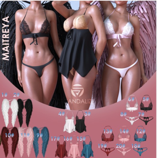 Scandalize.Ayara. Top 6# RARE Maitreya