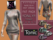.:S.C:. Butterfly Knit Dress - HUD Fat Pack (TONIC CURVY)