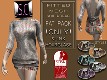 .:S.C:. Butterfly Knit Dress - HUD Fat Pack (SLINK HOURGLASS)
